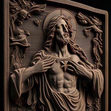 3D model st jesus (STL)